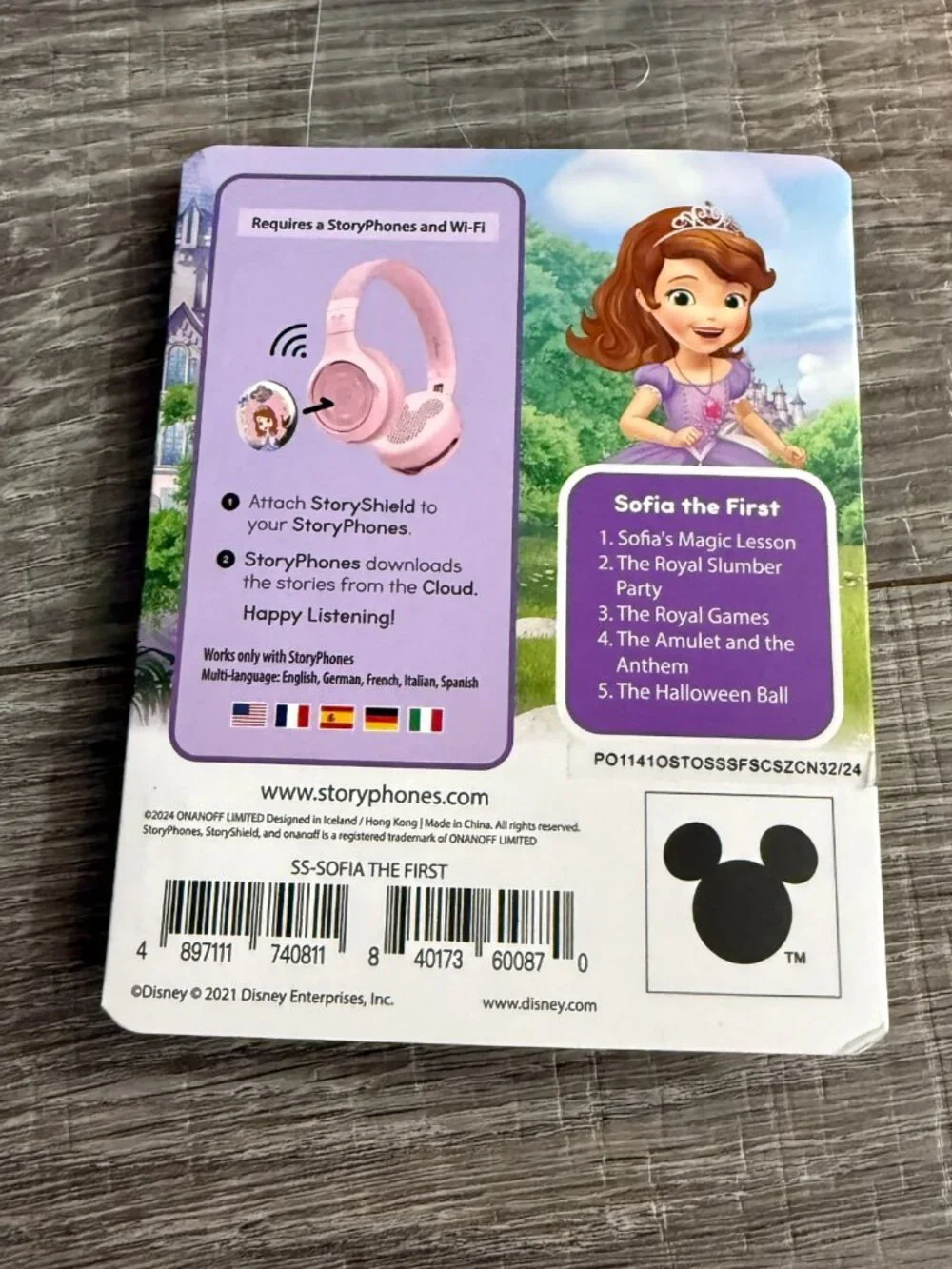 NIP StoryShield Headphones Lot Of 2 Disney Monsters Inc & Sofie The First